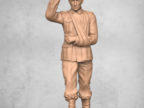 Injured Army Soldier 3D प्रिंट मॉडल