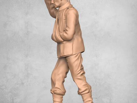 Injured Army Soldier 3D प्रिंट मॉडल