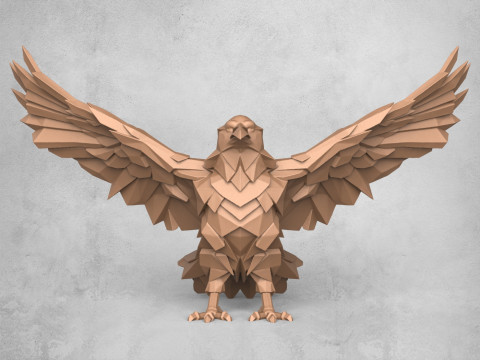 Crow Decorative Statue Modelo de Impressão 3D
