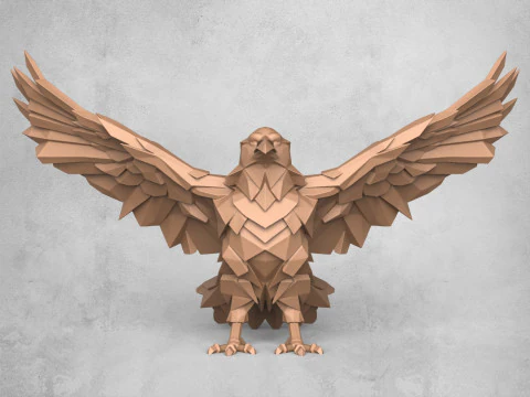 Декоративна статуя ворона 3D Принт Модель