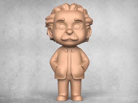 Wissenschaftler-Charakterspielzeug 3D Druckmodell