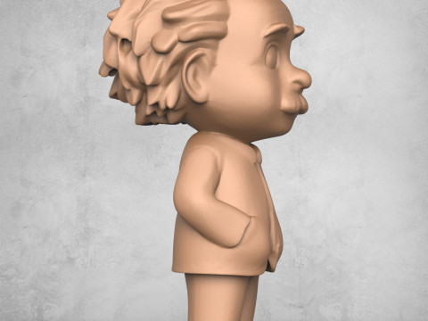Scientist Character Toy 3Dプリントモデル