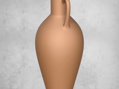 Pottery Vessel 01 3D Print Model