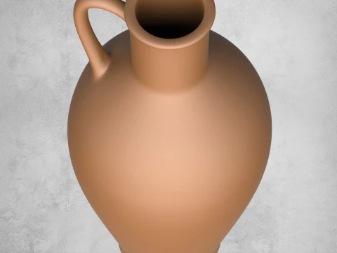 Pottery Vessel 01 3D Print Model