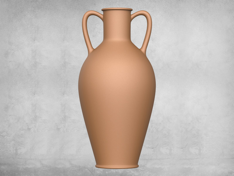 Pottery Vessel 02 3D Принт Модель .c4d .max .obj .3ds .fbx .stl .blend 