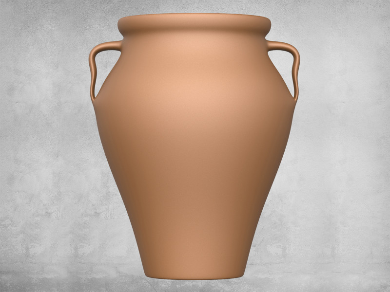 Pottery Vessel 04 Modelo de Impressão 3D .c4d .max .obj .3ds .fbx .stl .blend 