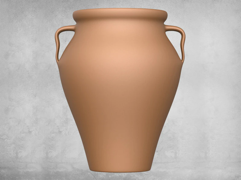 Pottery Vessel 04 3D Print Model .c4d .max .obj .3ds .fbx .stl .blend 