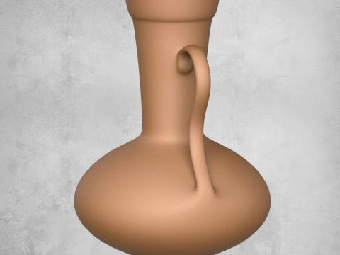 Pottery Vessel 06 3D Print Model