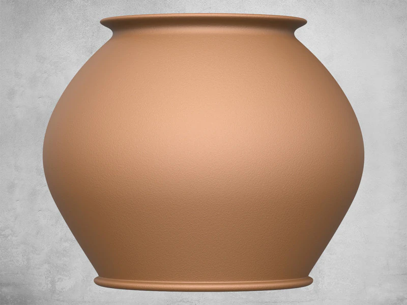 Vaso in ceramica 08 Modello di stampa 3D .c4d .max .obj .3ds .fbx .stl .blend