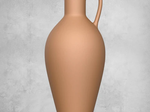 Pottery Vessel Collection 8 Pottery Vessels 3D Print Model