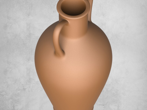 Pottery Vessel Collection 8 Pottery Vessels 3D Print Model
