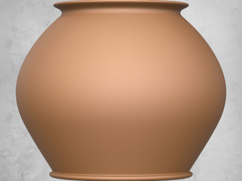 Pottery Vessel Collection 8 Pottery Vessels 3D Print Model