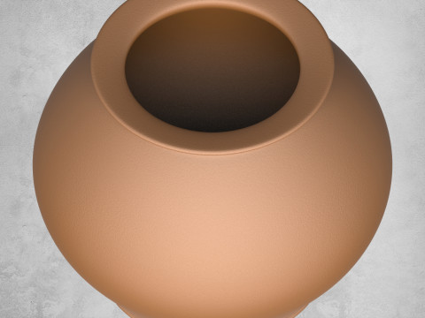 Pottery Vessel Collection 8 Pottery Vessels 3D Print Model