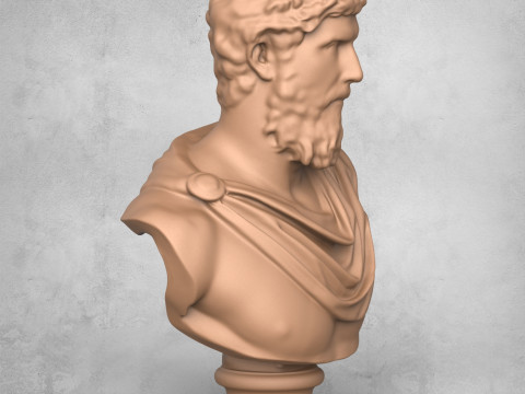 Lucius Verus Statue Modelo de impresión 3D