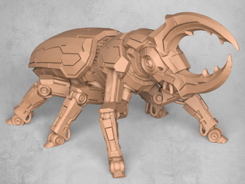 Stag Beetle Robot Modelo de Impressão 3D