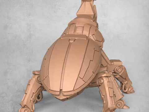 Stag Beetle Robot Modelo de Impressão 3D