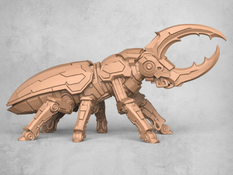 Stag Beetle Robot Modelo de Impressão 3D