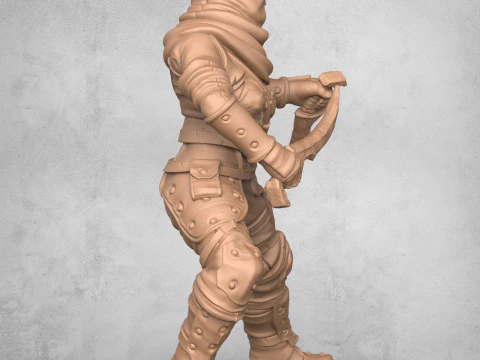 Modern Ninja Warrior 3D Print Model