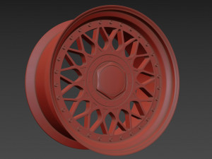BBS RM custom wheel Modelo 3D