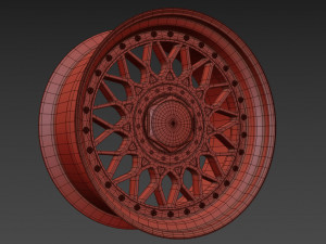 BBS RM custom wheel Modelo 3D
