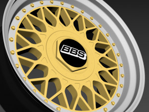 BBS RM custom wheel Modelo 3D