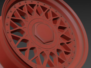 BBS RM custom wheel Modelo 3D