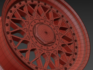 BBS RM custom wheel Modelo 3D