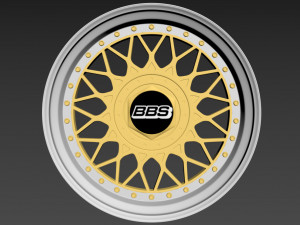 BBS RM custom wheel Modelo 3D