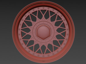 BBS RM custom wheel Modelo 3D
