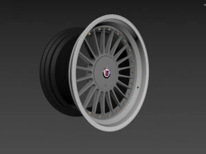 ALPINA Custom wheel 3D Model