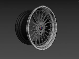 ALPINA Custom wheel 3D Model