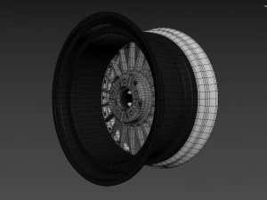 ALPINA Custom wheel 3D Model