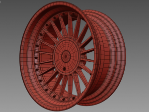 ALPINA Custom wheel 3Dモデル