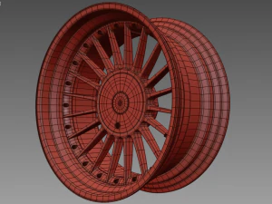 ALPINA Custom wheel 3D Model