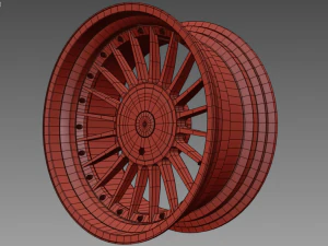 ALPINA Custom wheel 3D Model