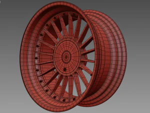 ALPINA Custom wheel 3D Model