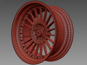 ALPINA Custom wheel 3D Model