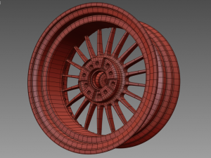 ALPINA Custom wheel 3Dモデル