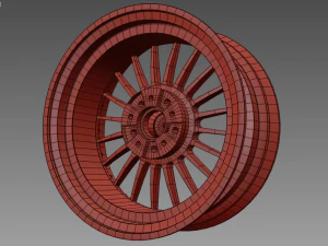 ALPINA Custom wheel 3D Model