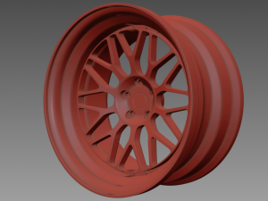 hre 300 custom wheel 3D 模型