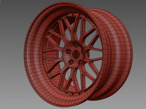 hre 300 custom wheel 3D Model