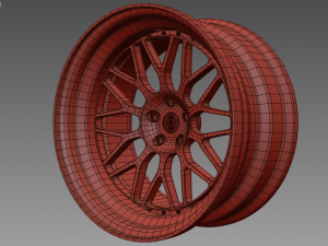 hre 300 custom wheel 3D 模型