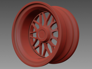 hre 300 custom wheel 3D 模型