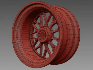 hre 300 custom wheel 3D Model