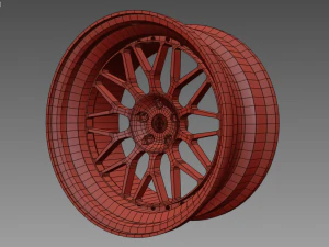 hre 300 custom wheel 3D Model