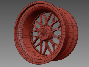 hre 300 custom wheel 3D 模型