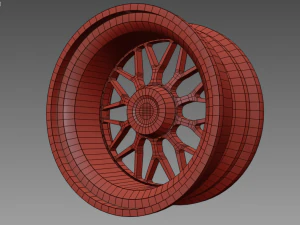 hre 300 custom wheel 3D Model
