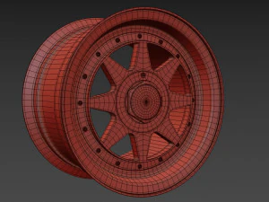 Zender Star wheels 3D Model
