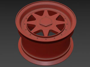 Zender Star wheels 3D Model