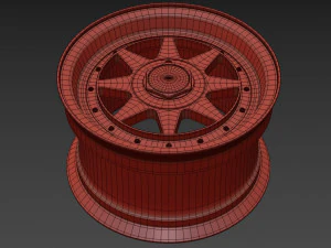 Zender Star wheels 3D Model